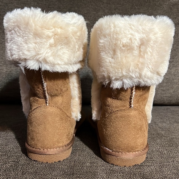 New I.N.C. International Concepts Little Girls Witty Faux Fur Boots Size 3 - Picture 5 of 14